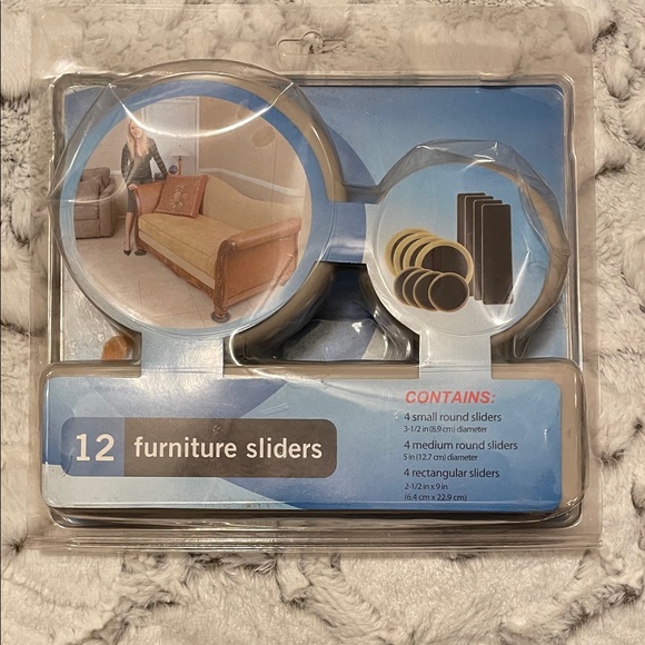 NWT ~ Furniture Sliders Set of 12 assorted sizes New in Package unopened - Picture 1 of 8